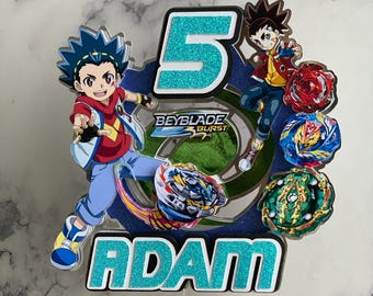 Anime  Cake topper with random free mini topper