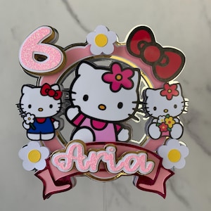 Anime cake topper with free random mini topper