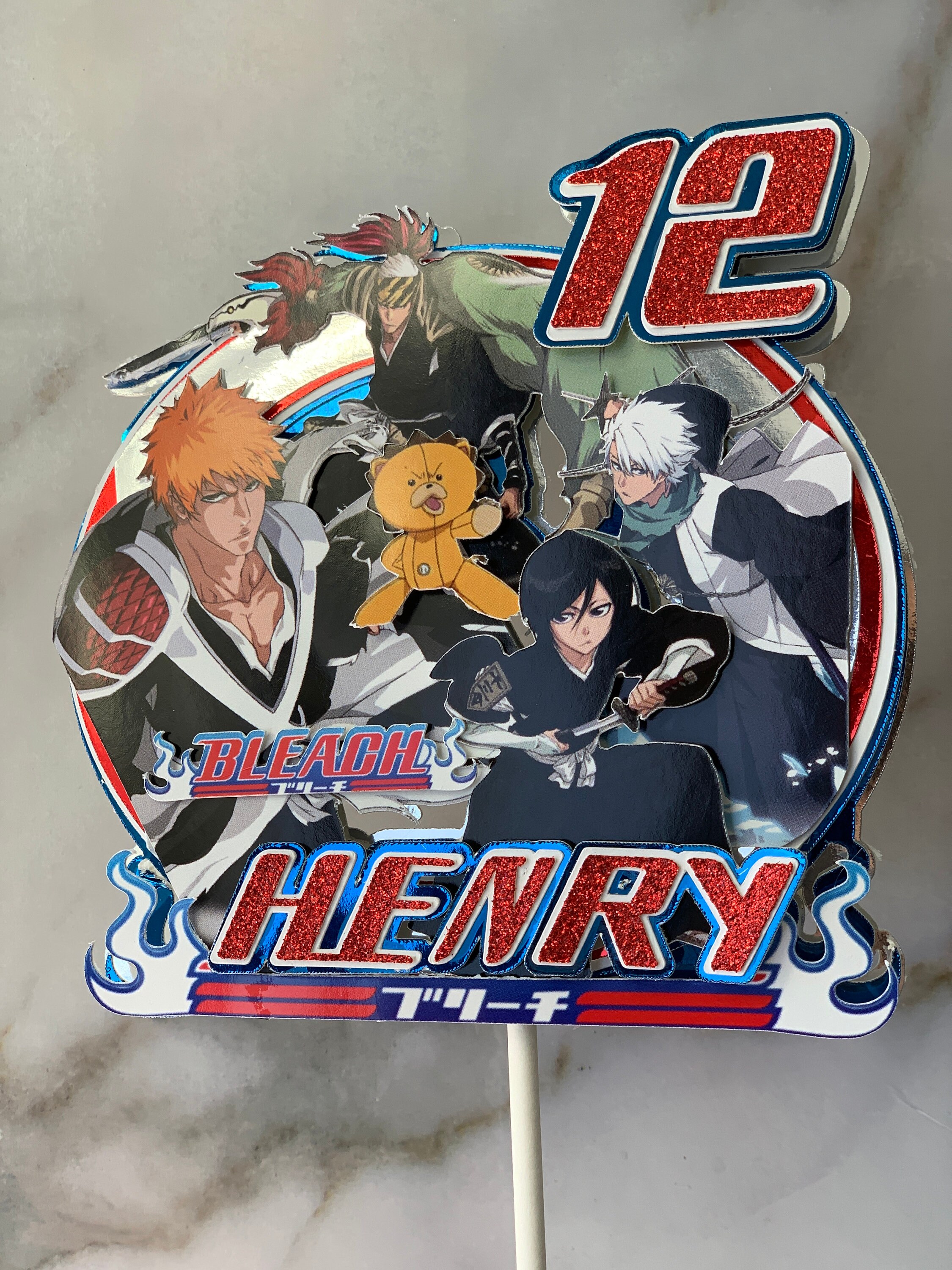 Bleach Custom Cake Topper ブリーチカスタムケーキトッパー Etsy Finland