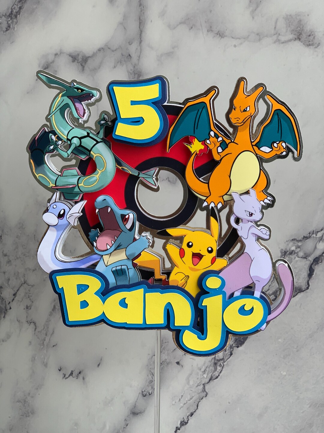 Anime Cake Topper With Free Random Mini Topper - Etsy