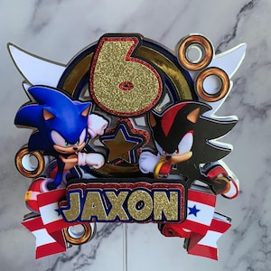 Anime cake topper with free random mini topper