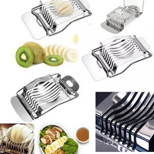 Egg Cutter Slicer Chopper with Stainless Steel Wires For Boiled Potatoes  Tomato 