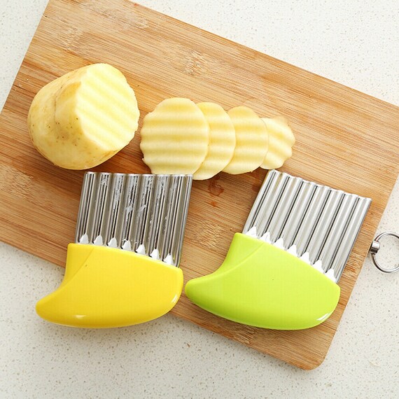 Stainless Steel Crinkle Cutter Kitchen Gadget Cutting Tool For