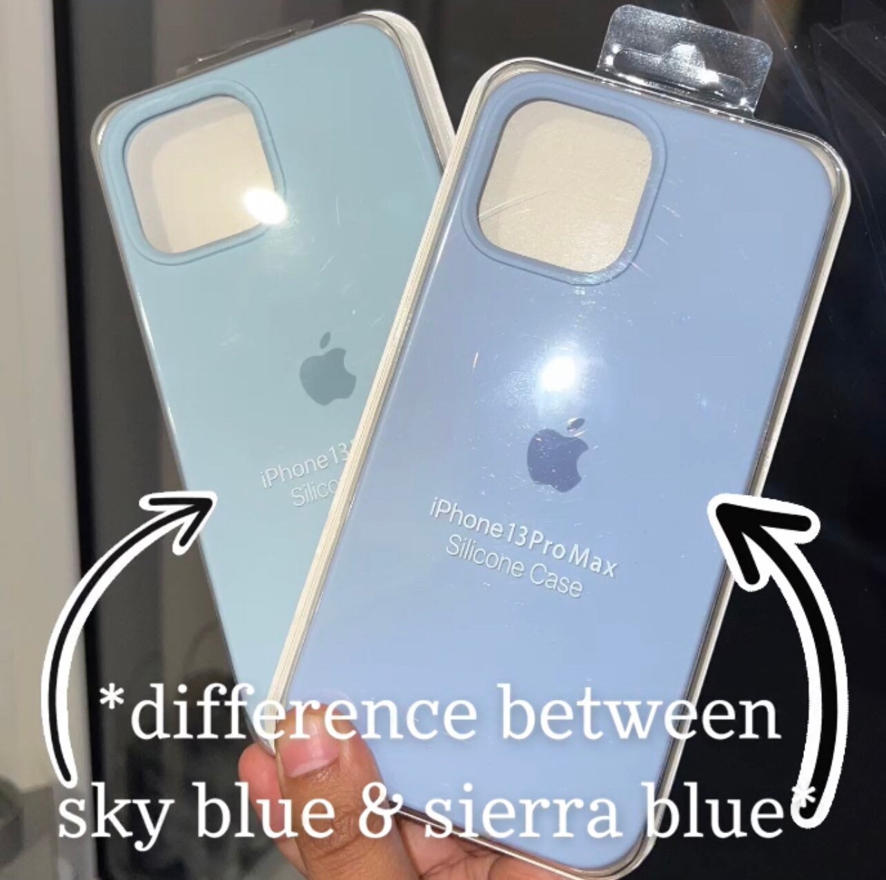Iphone Silicone Case Light Sierra Sky Baby Blue Purple Violet Etsy