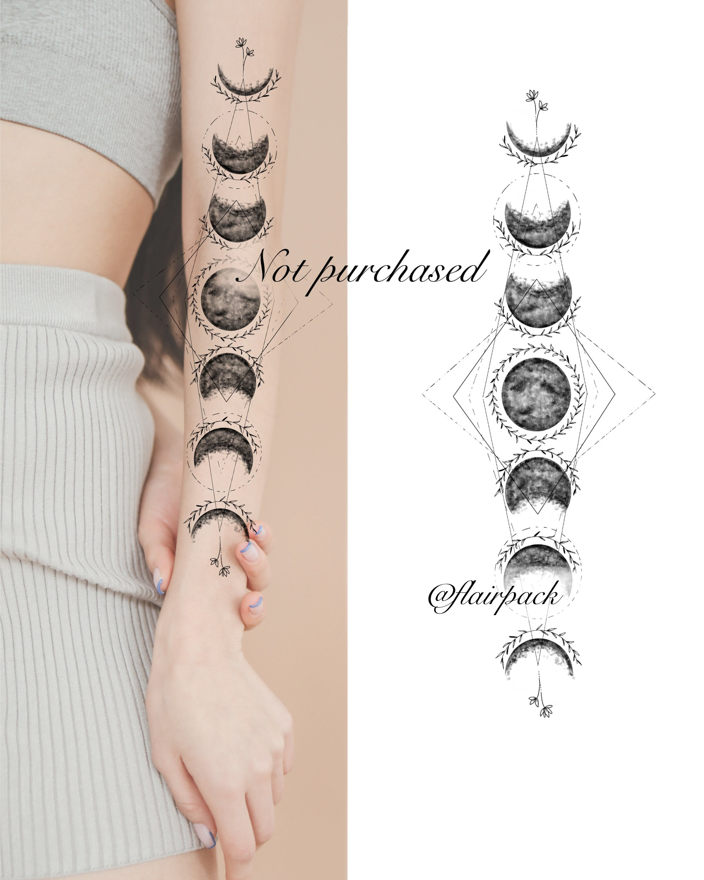 41 Moon Phases Tattoo Ideas to Inspire You  StayGlam