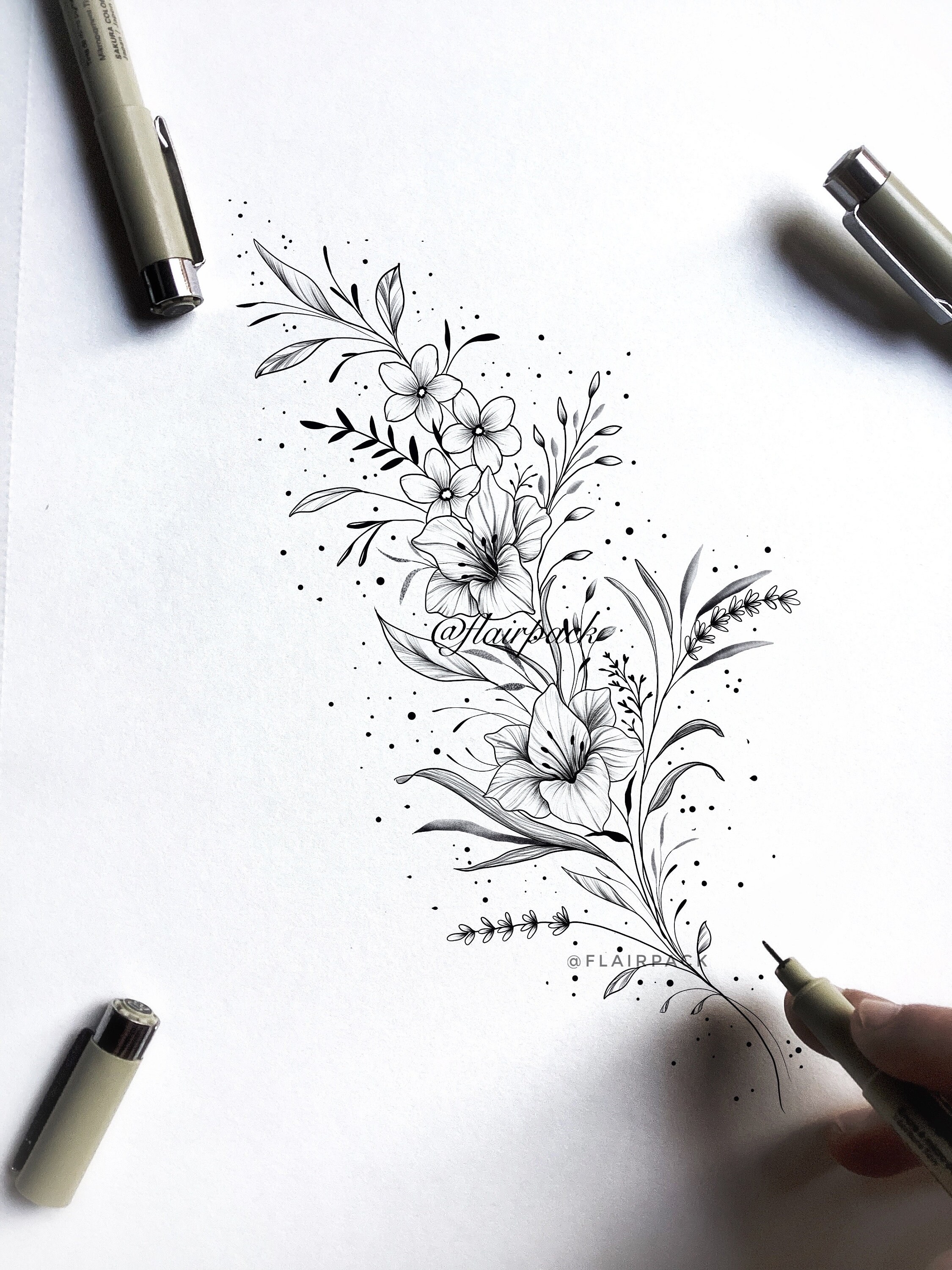 Tattoo Gladiolus - ykds1oo