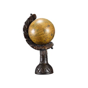 carte du monde vintage Globe Earth Wood