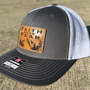 Richardson 112, Faith Over Fear, Christian Hat for Men, Gifts for Men, Christian Hats