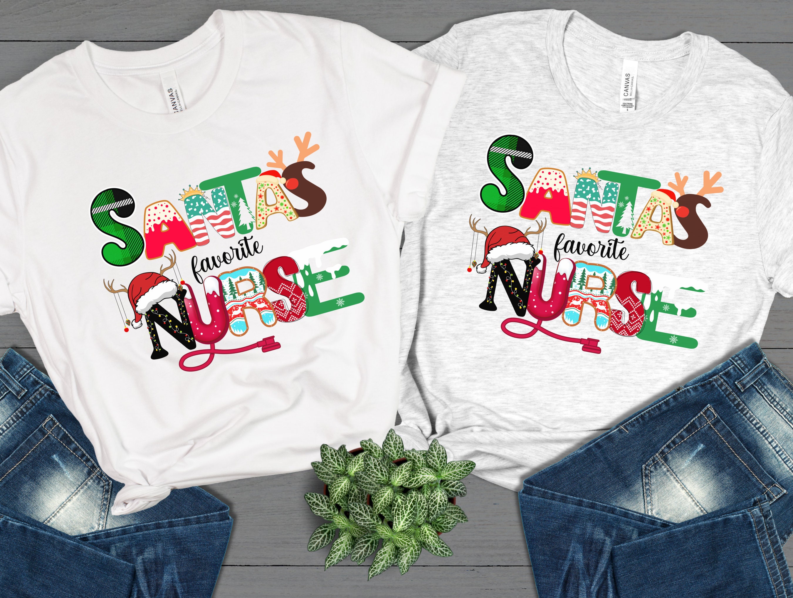 Holiday Shirt for Nurses Christmas Nursing Shirt Fun Nurse Etsy