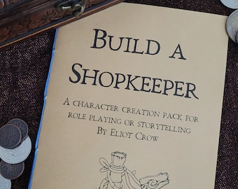 Build a Shopkeeper Character Creation