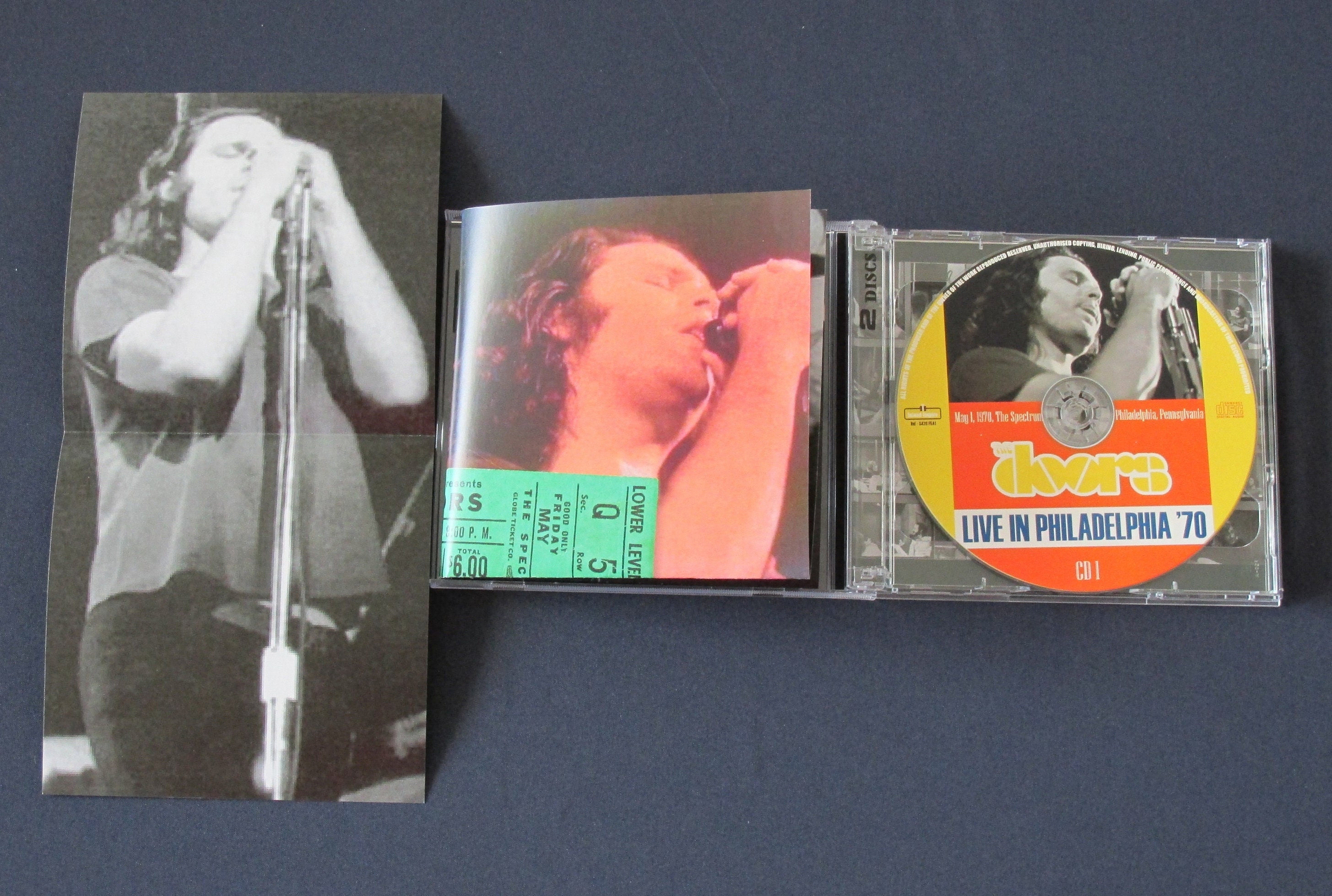 The Doors - Live in USA PHILADELPHIA May 1st 1970 2x CD Set