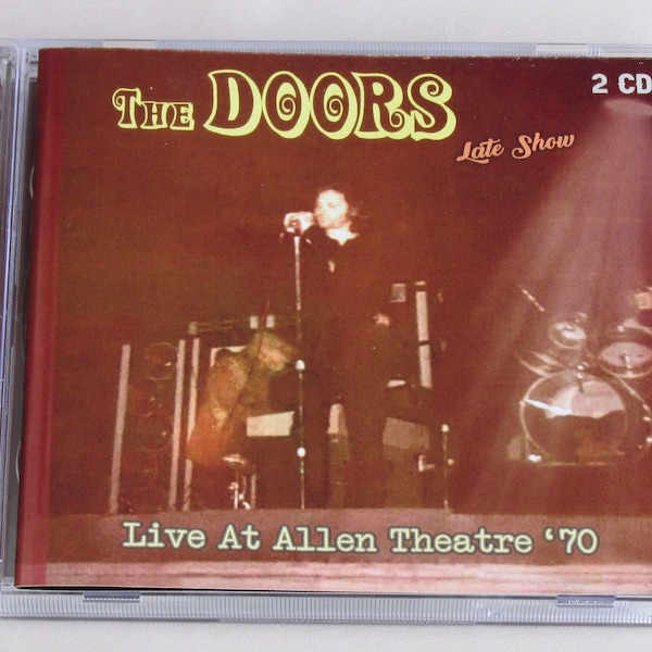 The Doors - Live at Allen Theatre '70, 2 x CD Set