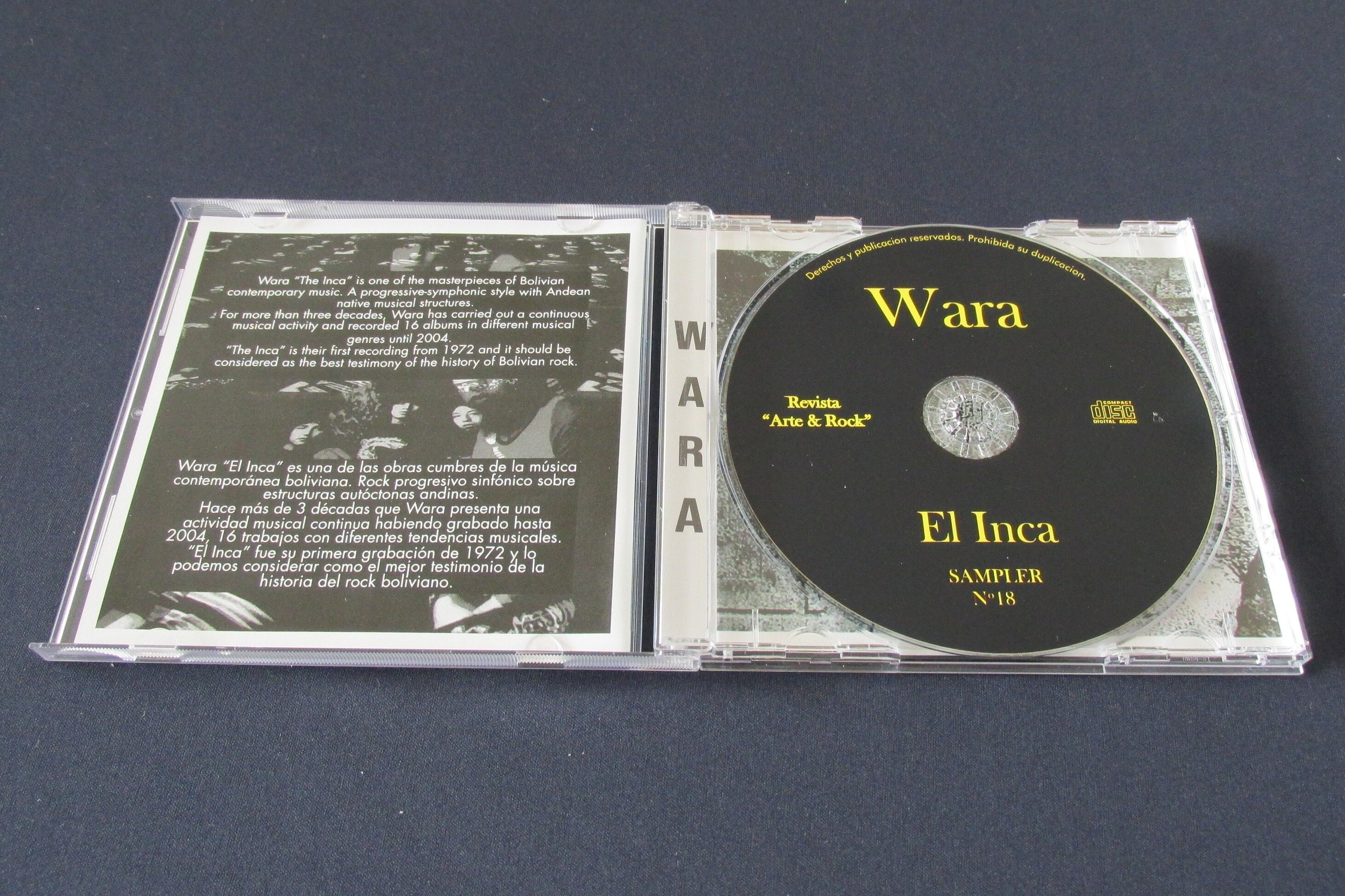 Wara El Inca CD Bolivian MASTERPIECE Musica Progresiva Etsy