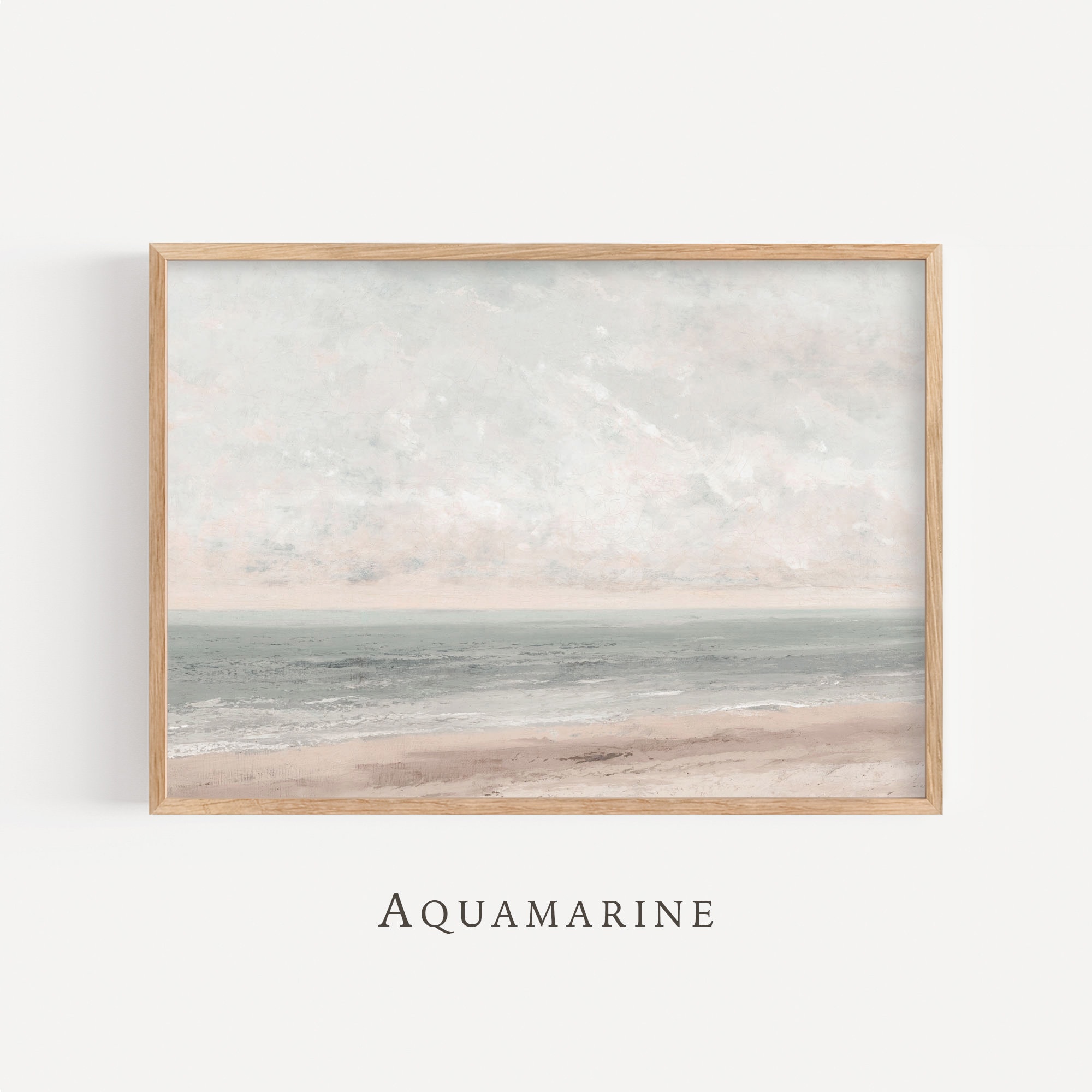 Minimalistische Strand Malerei, Gedämpfte Landschaft, Strandhaus Wandkunst, Küstenwand Kunst, Neutrale Wandkunst, SOFORTIGER DOWNLOAD - SE084