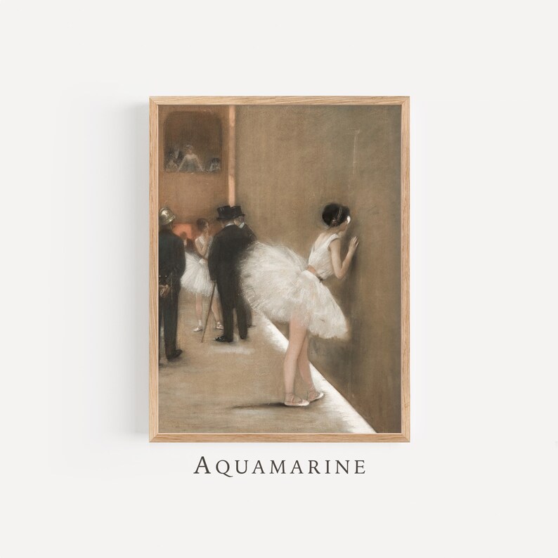 vintage ballet print, ballerina wall art, antique dancer print, ballet figurative art, vintage opera print, printable wall art, elegant bedroom decor, French ballet art, instant download art, cottagecore wall art, dark academia print, figurative wall art, vintage painting print