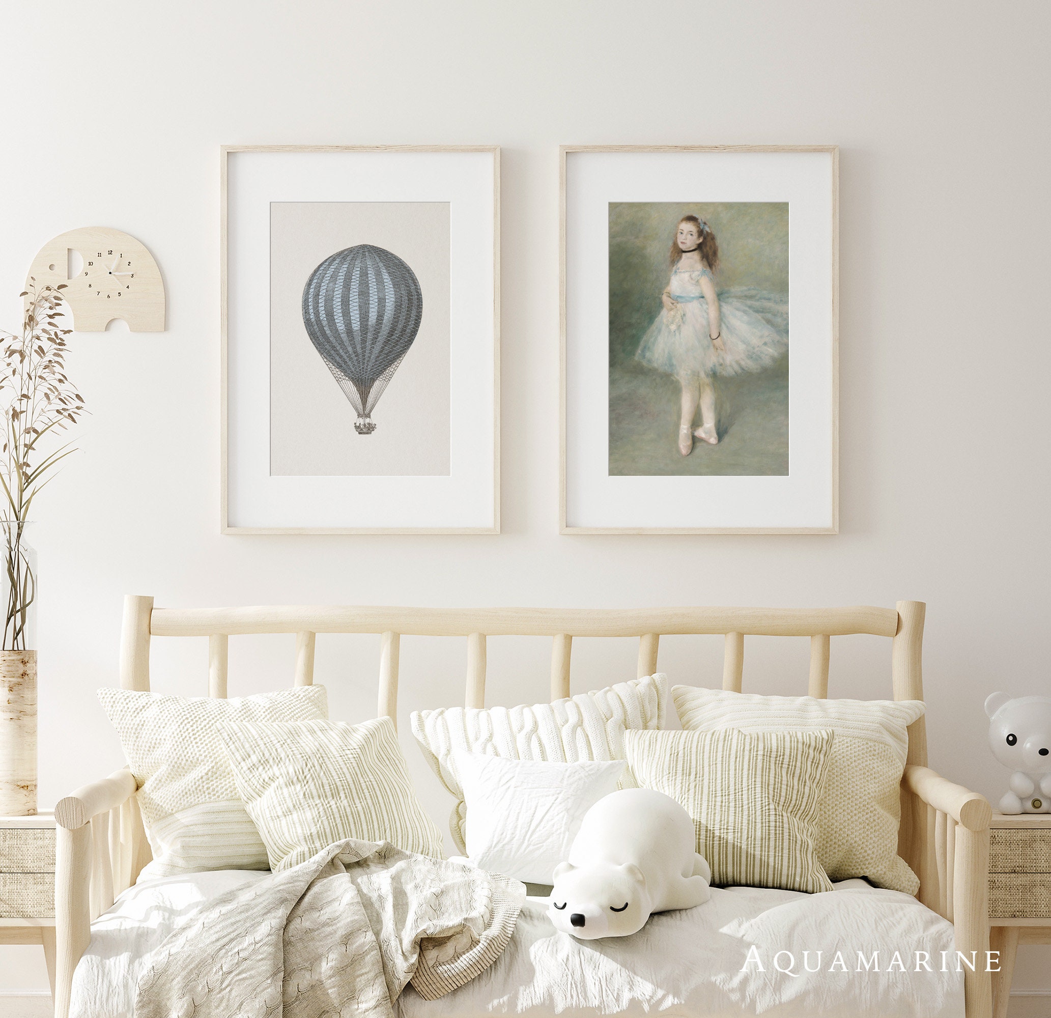 Vintage Nursery Wall Art, Nursery Gallery Wall Art, Nursery Digital ...