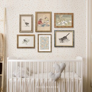Vintage Nursery Wall Art, Nursery Gallery Wall Art, Nursery Decor ...