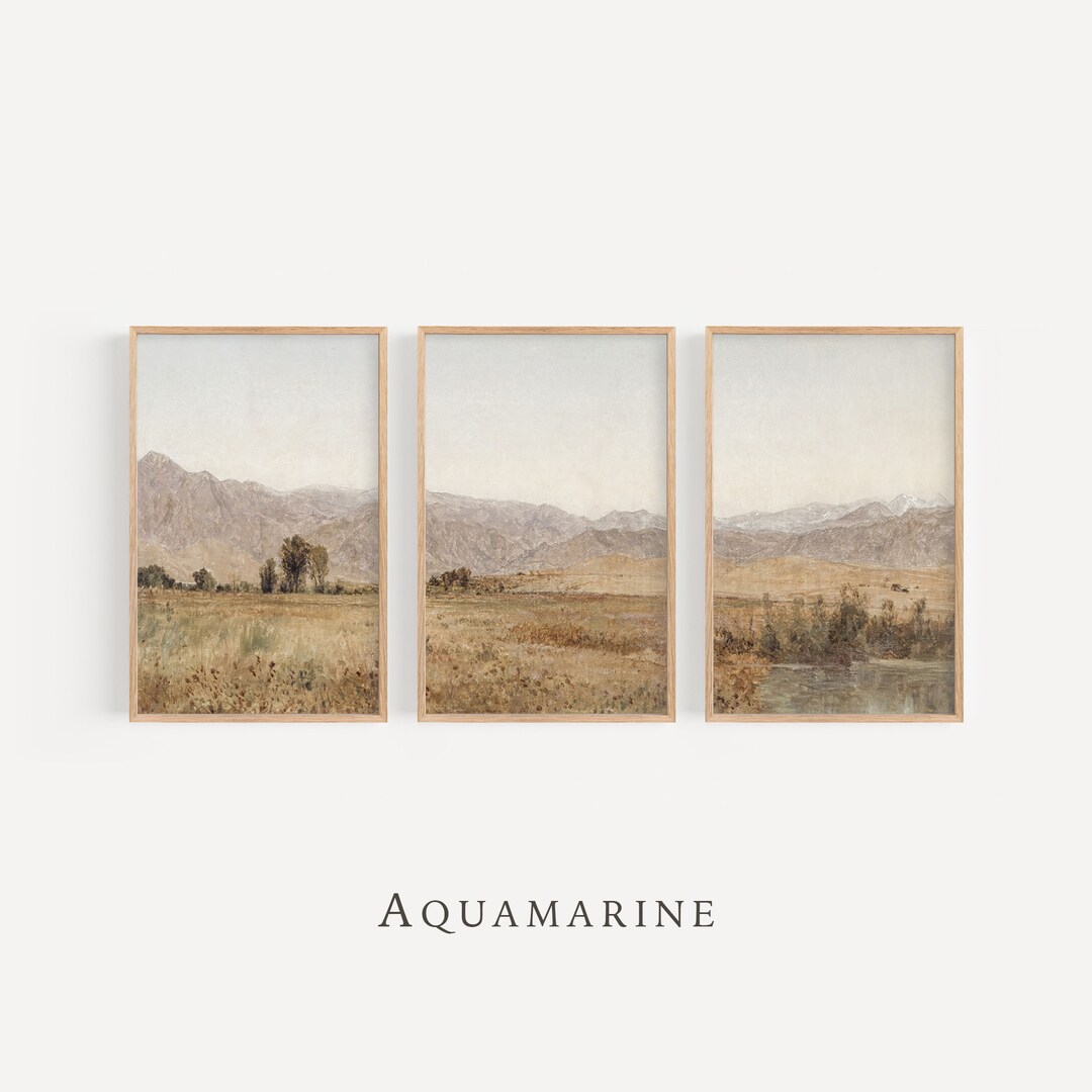 Fall Landscape Set of 3 Prints, Fall Wall Art, Autumn Print Set ...