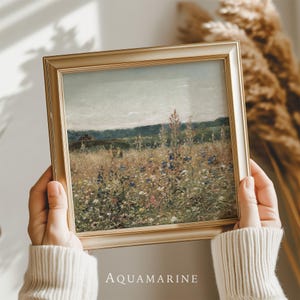 Landscape Wall Art, Square Landscape Painting, Cottage and Farmhouse Wall Art, Rustic Wall Art, Kitchen Print, DIGITAL DOWNLOAD, LS171X
