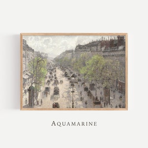 Impresión de París, Pintura vintage de París, Arte de la pared de París, Cartel de París, Arte de la pared francesa vintage, Regalo amante de París, DESCARGA INSTANTE - CS009
