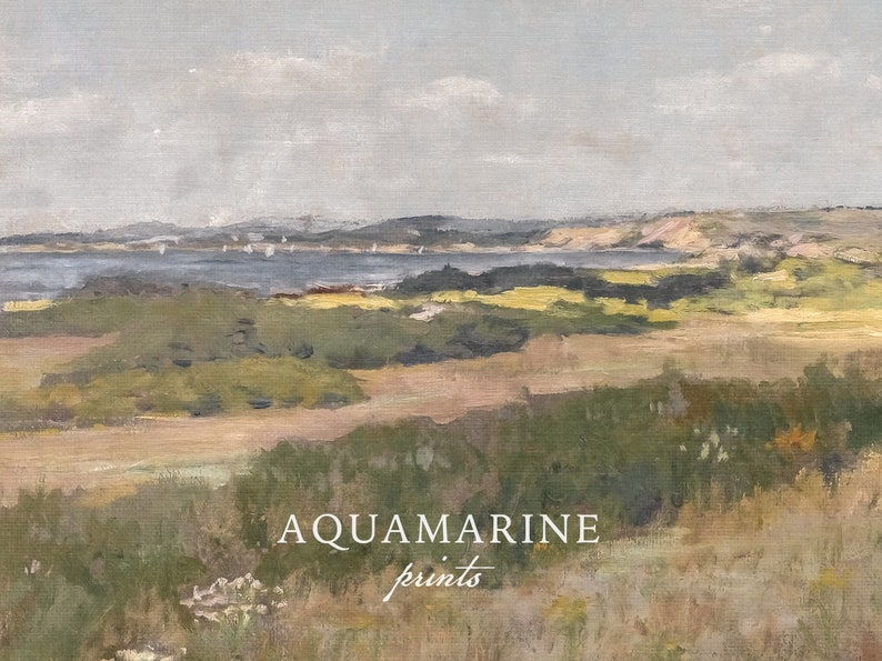 Country Wall Art, Landscape Painting, Vintage Landscape Art, Farmhouse Wall Art, INSTANT DOWNLOAD