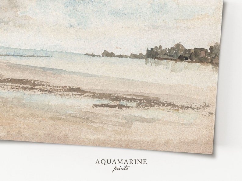 Neutral Coastal Wall Art, Muted Beach Prints Set of 3, Beach Painting, Beach House Wall Art, Minimalist Set of 3 Prints, Sea Lover Gift, Pastel Tones Decor, Beach Landscape, Coastal Wall Art, Vintage Coastal, Beach House Wall Art, Beach Cottage Decor