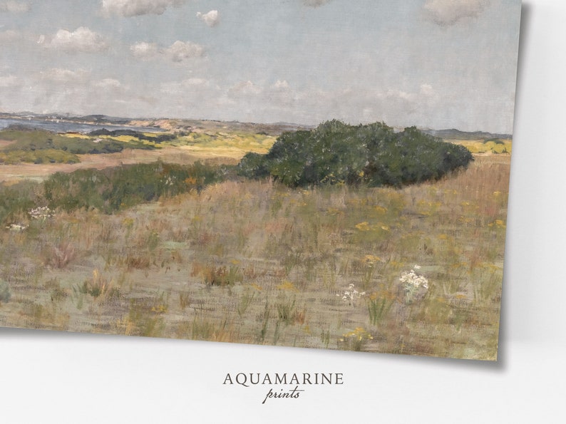 Country Wall Art, Landscape Painting, Vintage Landscape Art, Farmhouse Wall Art, INSTANT DOWNLOAD