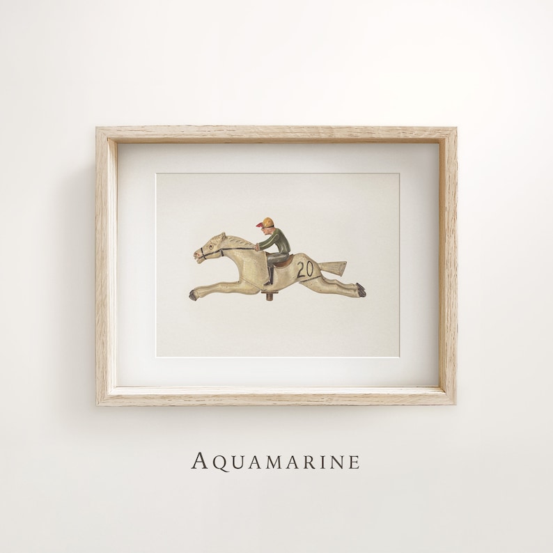 Vintage Nursery Print, Vintage Horse Print, Vintage Toy Illustration, Nursery Printable Wall Art, Kids Room Gift Idea, DIGITAL DOWNLOAD