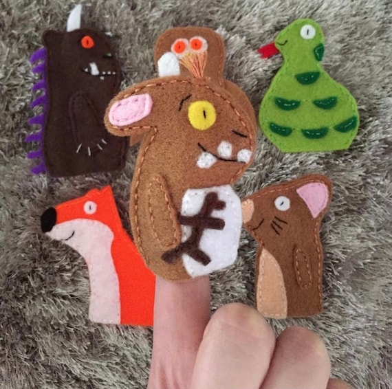 Gruffalo Finger Puppets the Gruffalo the Gruffalos Child | Etsy