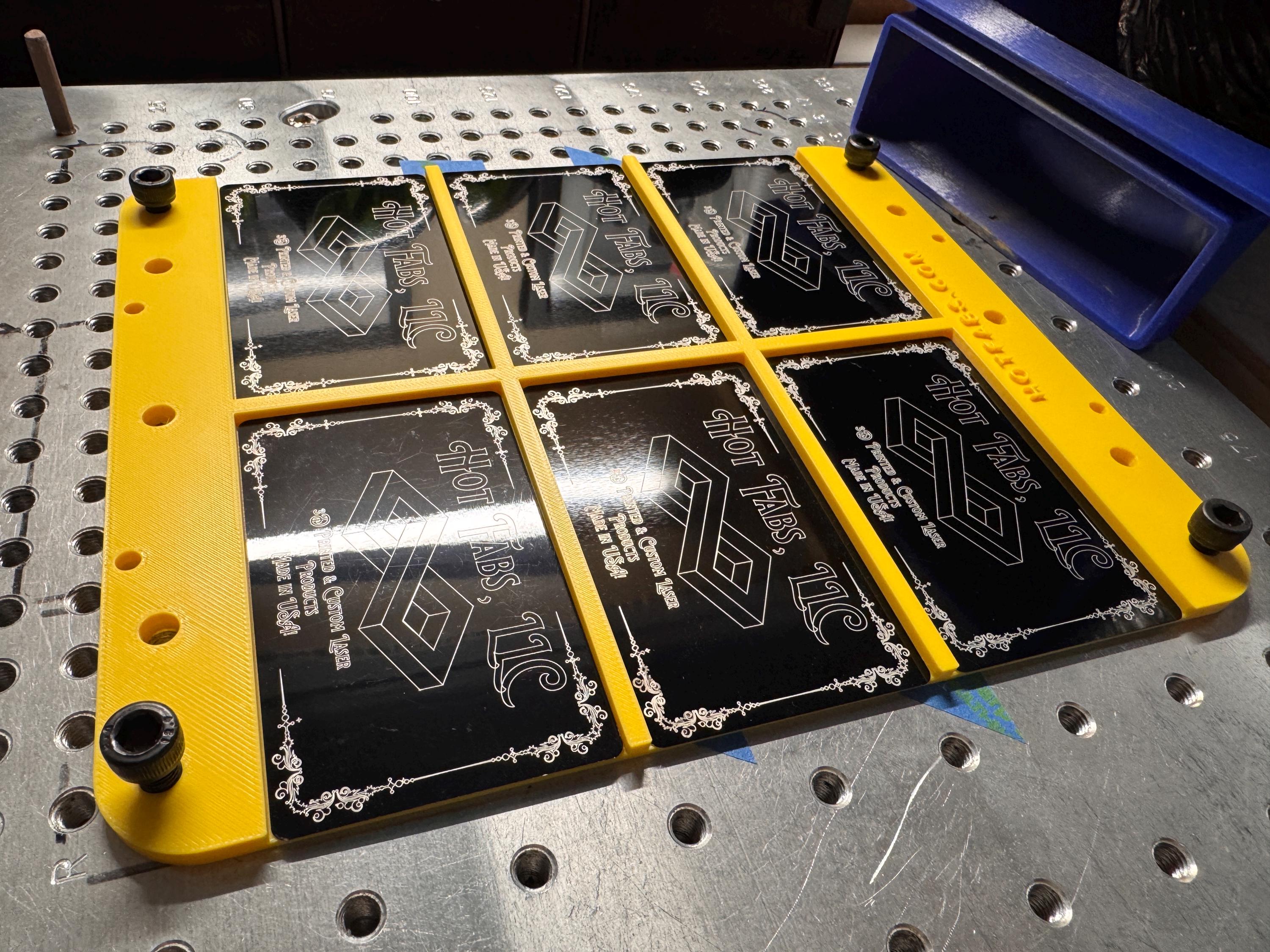 XTOOL F2 Ultra UV Business Card Jig - 6 Card Holder for Laser