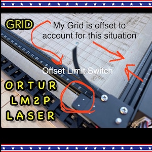 Lime Ortur Laser Master 2 Pro GRID (spécialement conçue pour le module de réglage de l'axe Z)