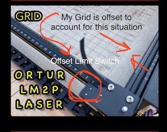 Ortur Laser Master 2 Pro GRID-bestand (speciaal ontworpen voor Z-AS ADJUSTER)