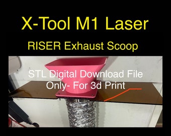 Elevador láser X-Tool M1: pala de humo impresa en 3D (descarga digital)