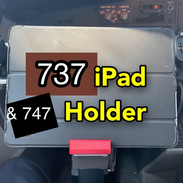 Boeing 737 & 747 iPhone/iPad/Smartphone/Tablet holder - yoke mounted