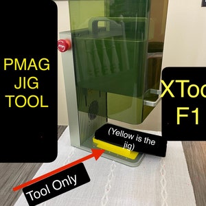X-Tool F1,F2 - Herramienta láser para cargador PMAG (ambos lados incluidos) (compatible con MagPul de 2.ª y 3.ª generación)