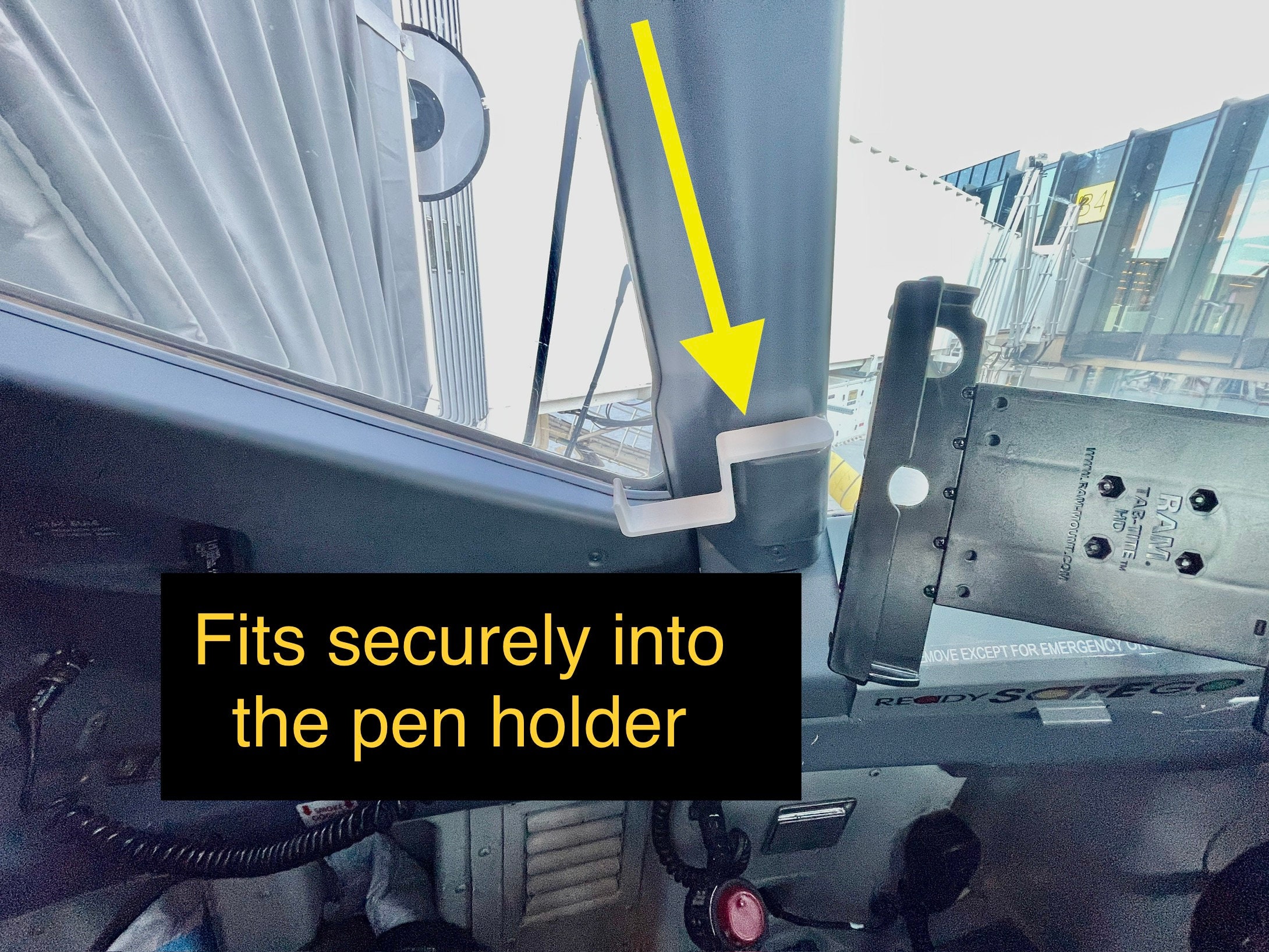 Boeing 737 Headset Hanger Holds Your Headset Out of the Way. B737 Etsy