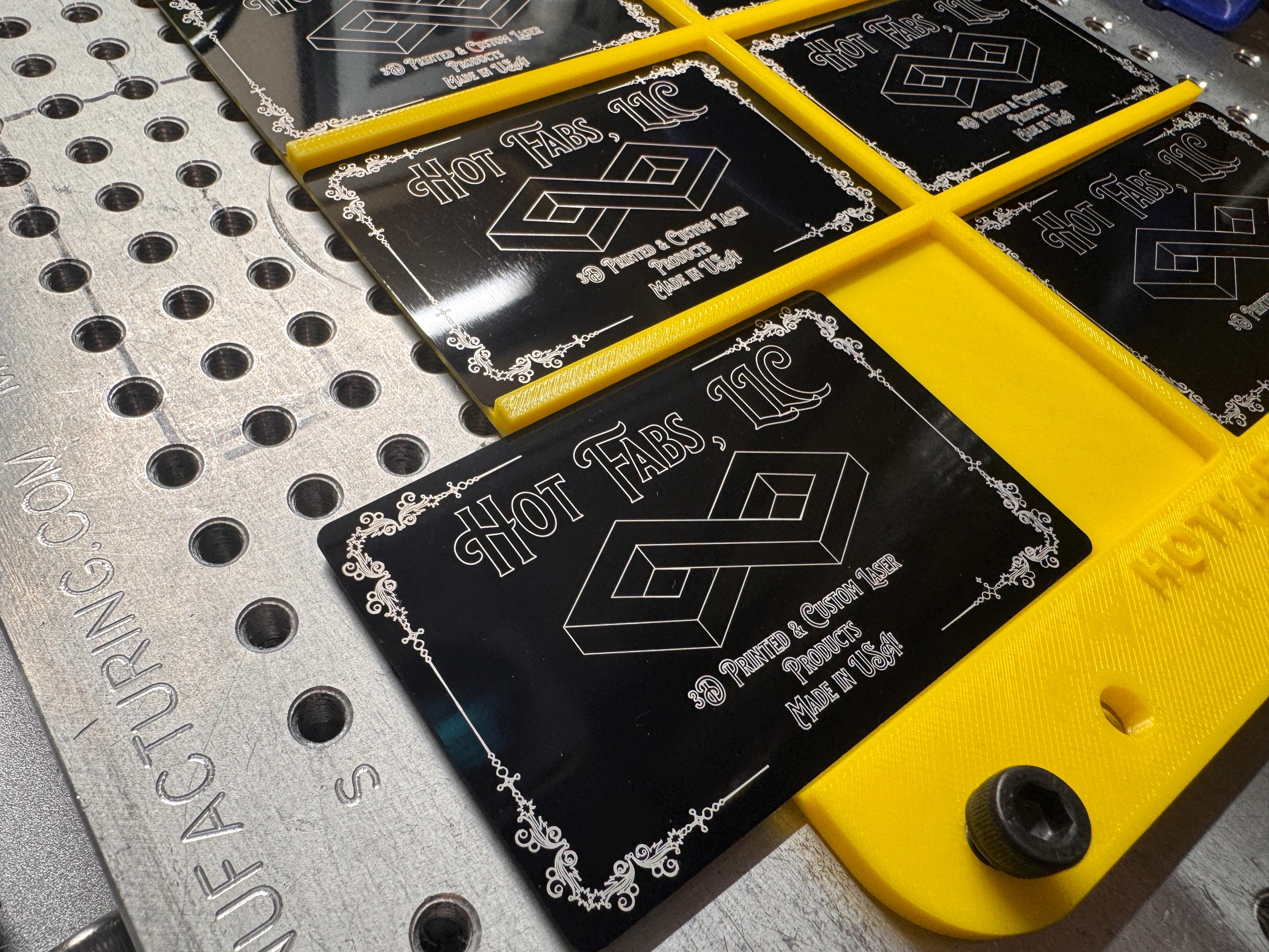 XTOOL F2 Ultra UV Business Card Jig - 6 Card Holder for Laser