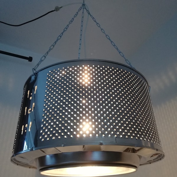 Lampe, Hängelampe, Waschmaschinentrommel