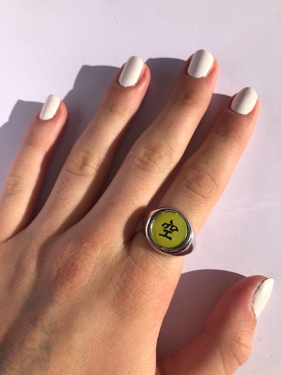 Bague style akatsuki dOrochimaru dans Naruto Etsy France