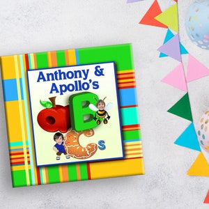 Baby Gift | ABC book, Personalized Book with child's photo | Custom Alphabet Storybook | Personalized Gifts for 1st birthday, toddler gifts