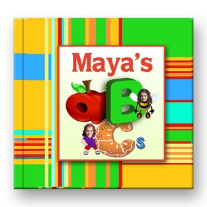 Baby Gift | ABC book, Personalized Book with child's photo | Custom Alphabet Storybook | Personalized Gifts for 1st birthday, toddler gifts
