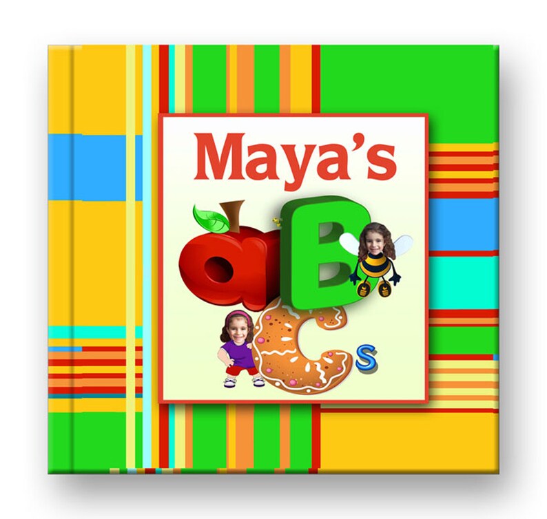 Baby Gift | ABC book, Personalized Book with child's photo | Custom Alphabet Storybook | Personalized Gifts for 1st birthday, toddler gifts