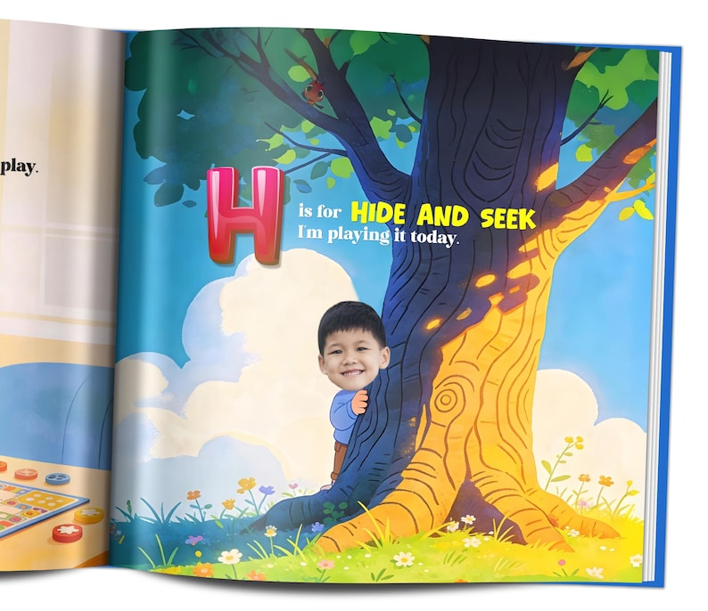 Personalized ABC Book With Photo | Custom Storybook for 1-2 Kids, First ...