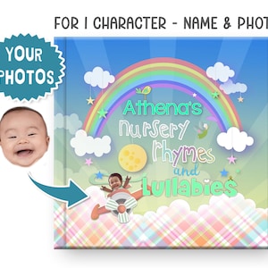 Personalized Baby Book with photo, Children&#39;s Gift Story book with names and photos - Bedtime Book Personalized with custom name and photo