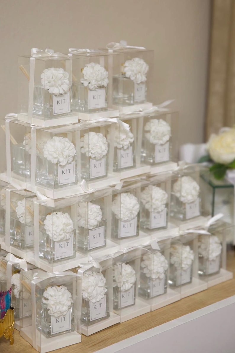 Wedding Favors Room Diffuser For Guests, Bridal Shower, Engagment or Baby Shower Party Favours Bulk image 1