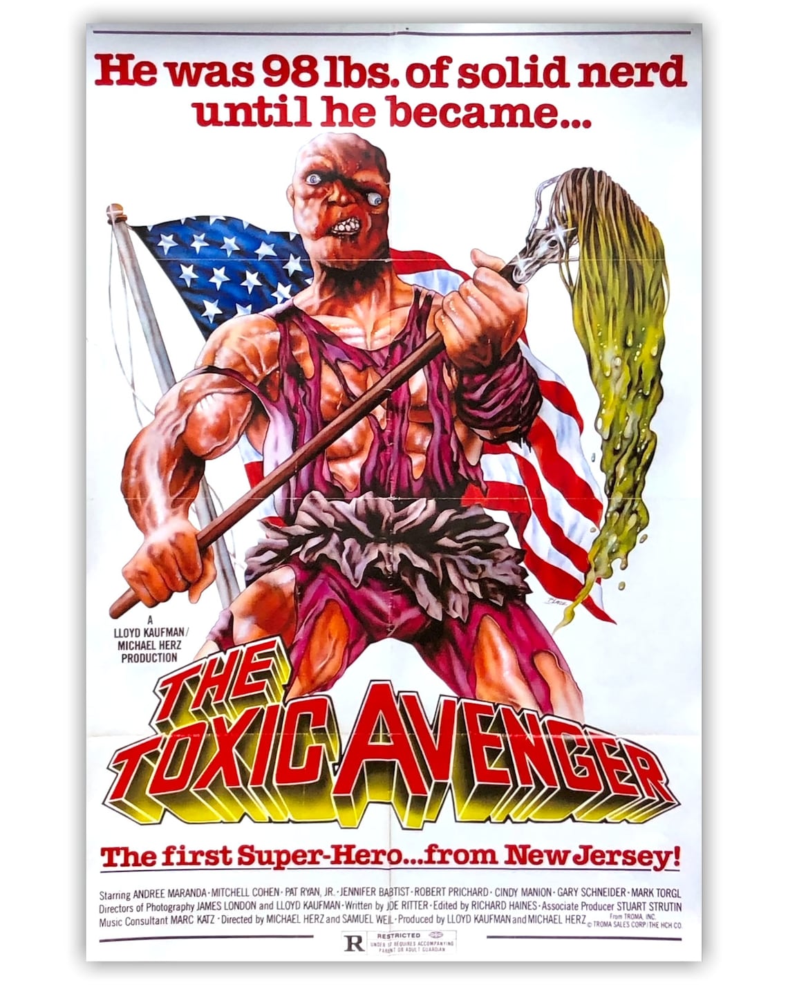 The Toxic Avenger Movie Poster Print Wall Art Etsy
