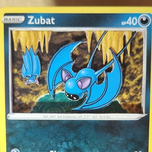 Shadow Box Pokémon Card: Zubat