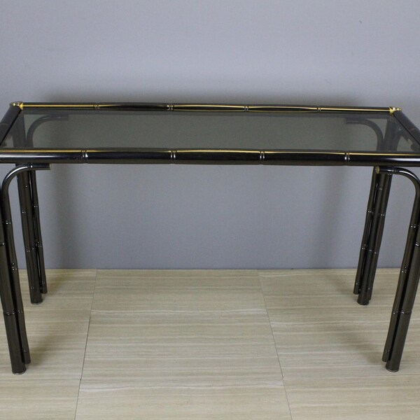 Bamboo Console Table Etsy