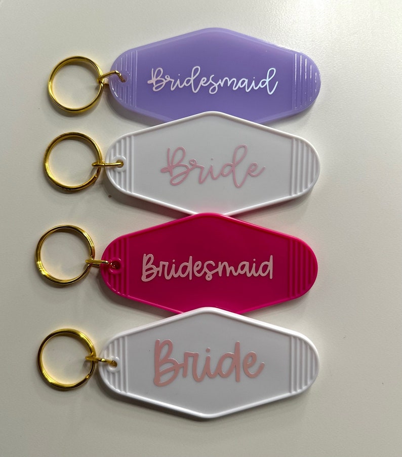 Bridal Keychain, Car Keychain, Gift for Bride, Gift for Bridesmaid