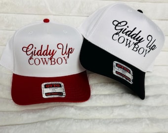 Gorra de camionero de vaquero Giddy Up: gorra snapback Country Girl